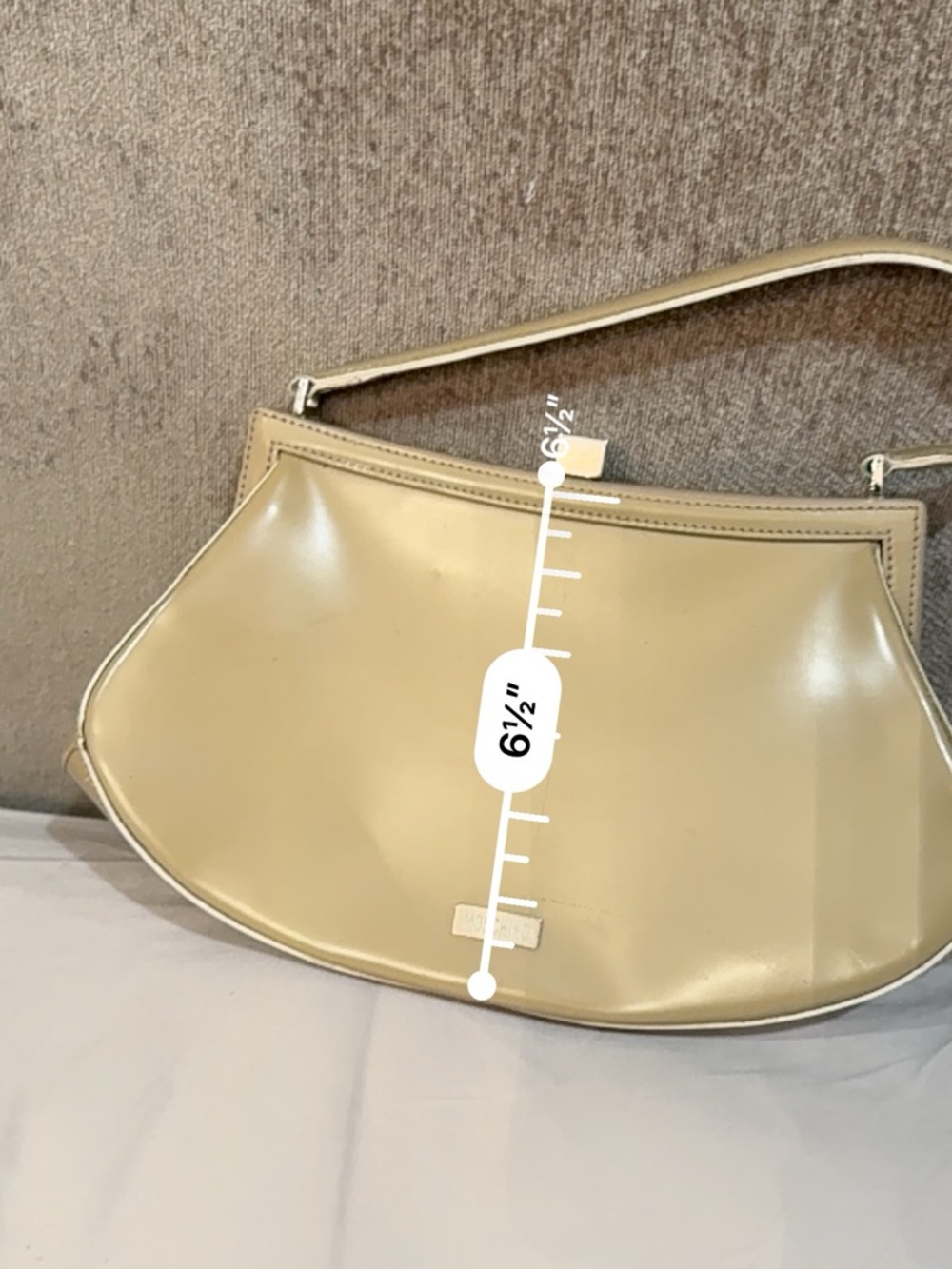 MOSCHINO Cream Shoulder Bag - Elegant Handbag